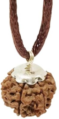 Beautum NEPALI 6 MUKHI ORIGINAL RUDRAKSHA FOR DAILY USE Wood Pendant