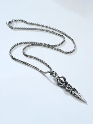 Roadster Men Pendant | Pendant For Men | Boys Chain Locket | Fashion Locket Rhodium Alloy Pendant