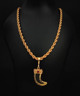 LABHUBAMON 1 gram Pendant set With chain “20” Inches for man and boy New design new year Gold-plated Plated Copper Chain Set