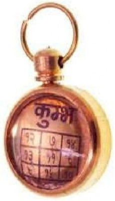 SHRI ASTHA VINAYAK Kumbh Rashi Locket Pendant Gold-plated Brass