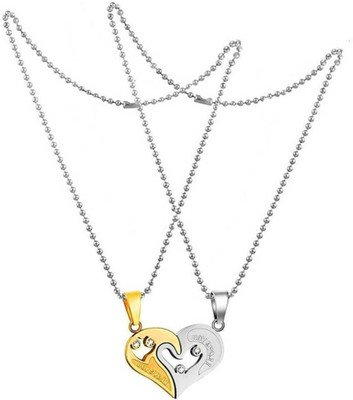 m a enterprises F 398_JSE-yelow viansh pendent_210 Stone Pendant Set