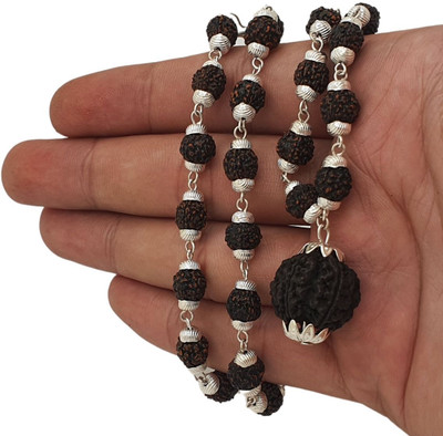 Shade Creation Shiv 5 Mukhi Rudraksha 5 Mukhi Rudraksha Mala, Boy's, Unisex, Unisex Gold-plated Beads Brass, Alloy Pendant