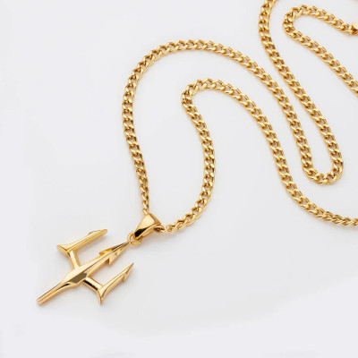 Lyzoo mahadev locket Gold-plated Brass
