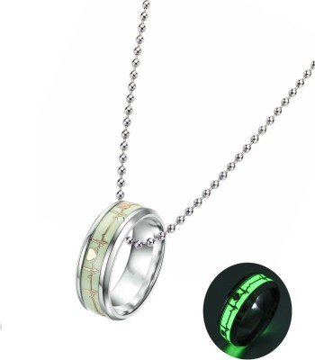 REVERSEA Redium Ring Locket Rhodium, Sterling Silver Sapphire Alloy Locket