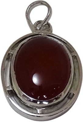 Sahiba Gems Agate Sterling Silver, Stone Locket