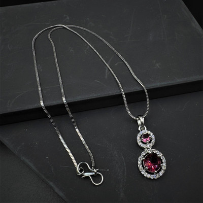 Charms Emerald Grace Chains pandal Sterling Silver Cubic Zirconia Alloy Pendant