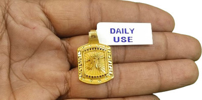 MANYA NOVELTY STORE 1 GRAM MICRO GOLD PLATED MAA PENDANT Gold-plated Brass Pendant