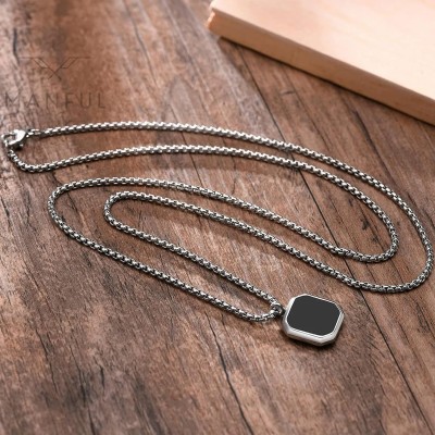 Faizam Collection Chains For Men Stylish Locket Chain For Men Boys Silver Plated Alloy, Stainless Steel Locket