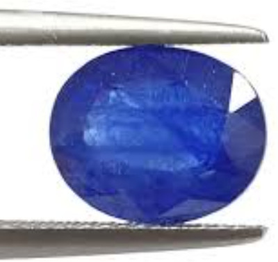 bhavya gems 5.80 carat (6.33 Ratti ) Blue Sapphire Stone verified Certified Sapphire Stone