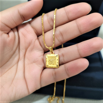 Charms 1-Gm locket set Gold-plated Alloy Locket Set