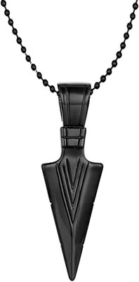 Teeragaj C 103_JS tarun black arow Stone Pendant Set