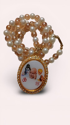 GURUJI CREATION Guruji Swaroop blessing pendent Guruji pendant|| pack 1|| Metal, Mother of Pearl Locket