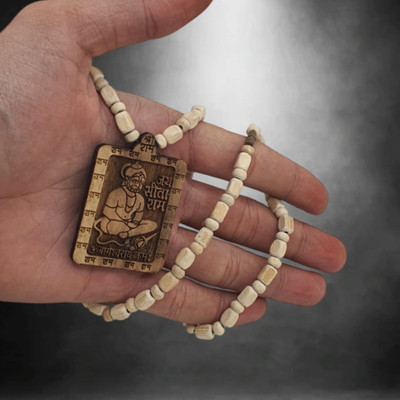 Radhika Collection Kanthi Mala Wooden Beads Hanuman ji Wood Mala Tulsi Mala Original Kanthi Mala Wood Locket
