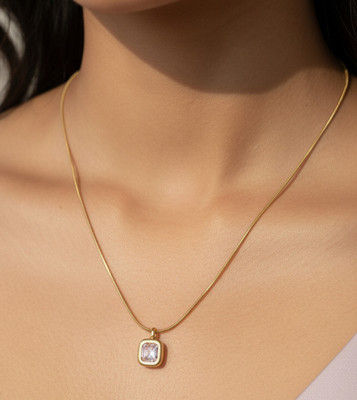 TaakshviJewels Gold-plated Alloy Pendant Set