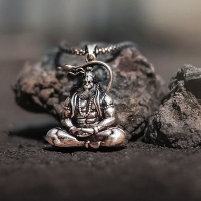 LASHIFY Fashion Hanuman Pendant for Men and Women Brass, Silver, Sterling Silver, Black Silver Brass, Metal, Silver, Sterling Silver, Stainless Steel, Titanium Locket