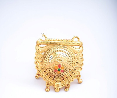 SAPNAPALACE Micro Gold Mangalsutra Pendant with classic finished Gold-plated Brass Pendant