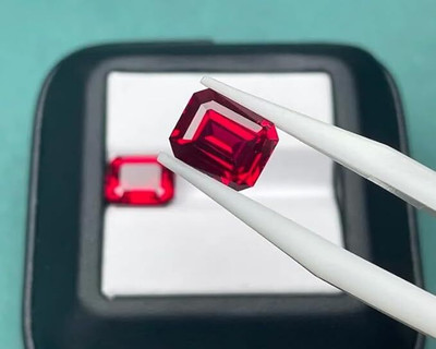 jemskart 11.25 Ratti /10.25 Carat Manik Stone Certified Natural Burma Ruby Loose Gemstone Ruby Stone