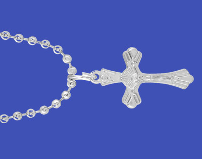 Dynamic Retail Global Rhodium Plated Stainless Steel Chain Set