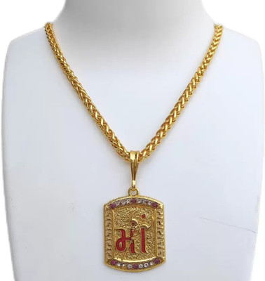 LABHUBAMON 1 gram Pendant set With chain “20” Inches for man and boy New design new year Gold-plated Plated Copper Chain Set