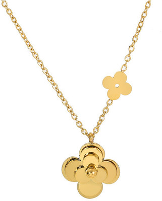 MYKI Floral pendent For women & girls Gold-plated Cubic Zirconia Stainless Steel Pendant