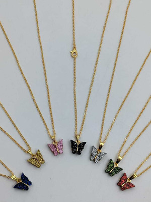 SB ENERTPRISE Pavitra Gold-plated Beads Brass Locket Set