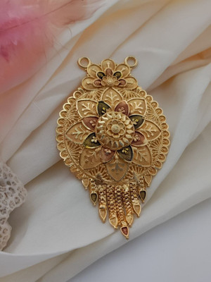 EKTASALESS New Fancy Pendal For Women Gold-plated Brass Pendant