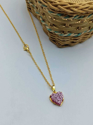 SB ENERTPRISE Gold-plated Beads Brass Locket Set