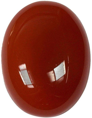 barmunda gems 5.25 Ratti Red Hakik/Onyx Loose Gemstone with Lab Certified Stone