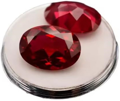 JEMSPRIME 11.25 Ratti 10.45 Carat Manik Stone Certified Natural Burma Ruby Loose Gemstone Ruby Stone