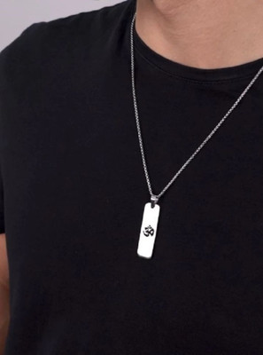 Teeragaj Om Pendant and Ram Pendant for Men and Women, Shri Ram/Om Locket (Combo) Gold-plated, Silver Stainless Steel Pendant