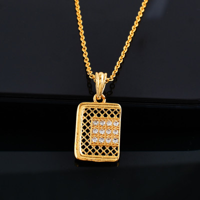 PYR JEWELS gold pendant for women Gold-plated Brass Pendant Set