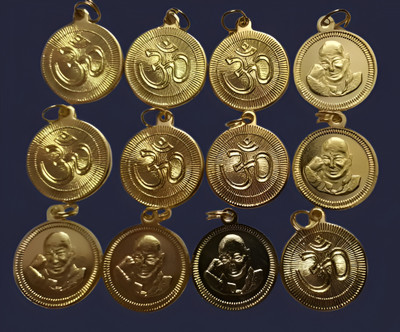 GURUJI CREATION Blessed guruji Locket(pack 12) Metal Locket