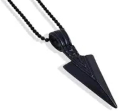 Pranjal Gems Polished The Black Arrow Stainless Steel Rocking Stainless Steel Locket Set