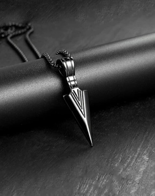 JS Enterprises STYlISH ARROW PENDANT Titanium Stainless Steel Pendant