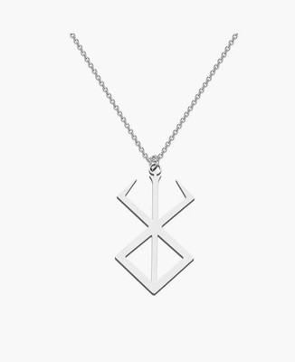 youwon Viking Rune Pendant Nordic Symbol Protection Amulet, Men's Chain Aluminum Pendant Set