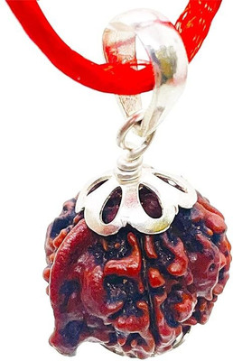 Anandam 8 Eight Mukhi Pure Rudraksha From Nepal, Laboratory Certified. Wood Pendant