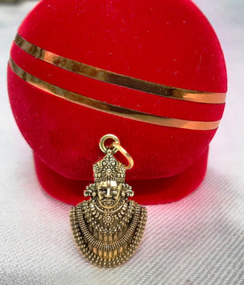 SAPTARISHI Baba Khatu Shyam Ji Golden Pendant for Men & Women with golden chain Metal Pendant Set