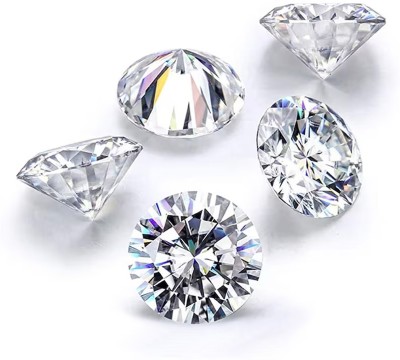 MAYA GEMS Natural Cubic 5 Piece White Zircon Best Quality Loose Diamond Stone