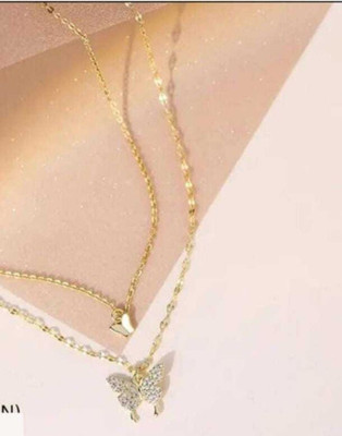 AKARISHIT Gold-plated Stainless Steel Pendant Set