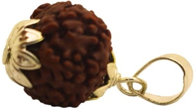 Khushal ENTERPRISE ORIGINAL(NEPALI) 7 MUKHI RUDRAKSHA Gold-plated Wood Locket