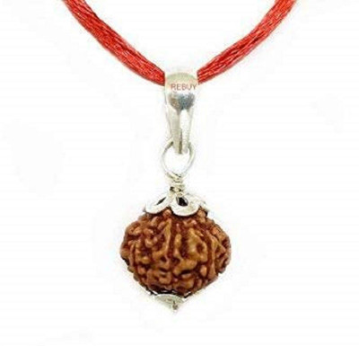 Rudram 9 Mukhi Rudraksha (certified) Wood Pendant