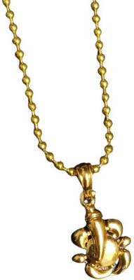 Armoise Trending Pendant locket & Stylish Locket Chain Gold-plated Alloy