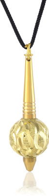 MissMister Brass Gold plated Hanuman Gada pendant Spiritual Hindu chain necklace Gold-plated Brass Pendant
