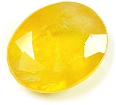 barmunda gems 6.25 Ratti Yellow Sapphire Gemstone Original Certified Pukhraj Stone Sapphire Stone