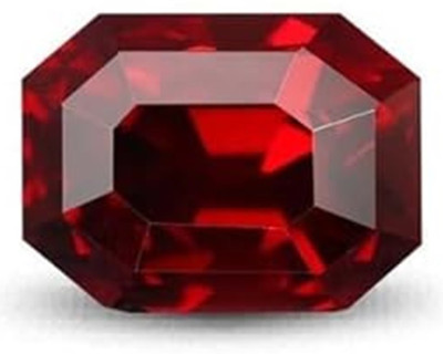 JEMSPRIME 6.25 Ratti / 5.45 Carat Manik Stone Certified Natural Burma Ruby Loose Gemstone Ruby Stone