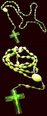 Dynamic Retail Global Jesus Cross Radium Locket Pendant Necklace Religious Jewellery Christmas NL399 Crystal Pendant Set