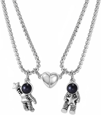 m a enterprises NIUH9879 Stainless Steel Pendant Set