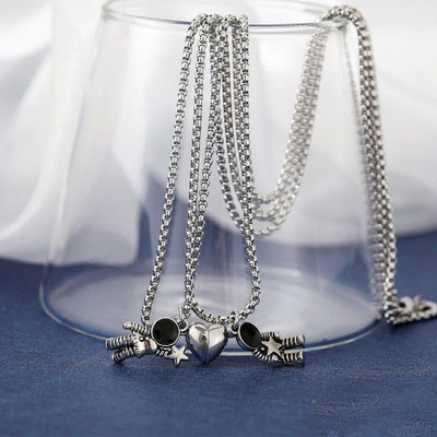 m a enterprises F 272_JSE-MURLI-ASTRO_49 Rhodium Stone Pendant Set