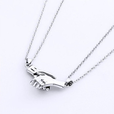 Animated F 71_JS new_hand shape pendent_-152_339 Rhodium Stone Pendant Set