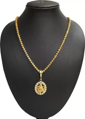 VAMIBHALAMI 1 gram High Quality Indian Polished “20” Inches Gold Chain for Men and boy Gold-plated Plated Alloy Chain